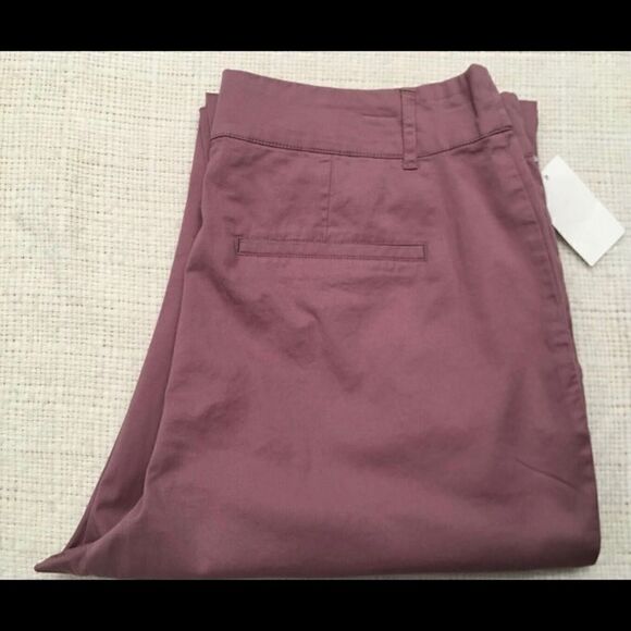 🛍A New Day Ankle Length Pants Lilac High Rise Cuffed Stretch, Pleated, Various - Picture 10 of 12